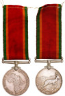 South Africa Africa Service Medal 1943 Barac# 33, Ag 36mm; With original ribbon; inscription on the edge: 283639 A.J.NIENABER; Condition-I; (KW1501)