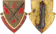 United States National Guard 180th Field Artillery Regiment Distinctive unit Insignia Crest 1930 Bronze; This insignia was created around 1930 for the...