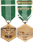 United States Army Commendation Medal 1945 Bronze 35 mm.; With original ribbon; with original bar; Condition-I; (KW1055)