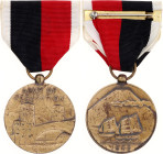 United States Army of Occupation Medal 1946 Bronze 32 mm.; With original ribbon; Condition-I; (KW1040)