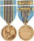 United States Airman's Medal 1960 Bronze 35 mm.; With original ribbon and bar; Condition-I; (KW1057)