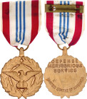 United States Defense Meritorious Service Medal 1977 Bronze 38 mm.; With original ribbon; Condition-I; (KW1035)