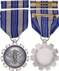 United States Air Force Achievement Medal 1980 vsAE 41x37 mm.; With original ribbon and bar; it is awarded to Air Force personnel for outstanding achi...