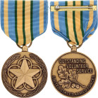 United States Military Outstanding Volunteer Service Medal 1993 Bronze 35 mm.; With original ribbon; Condition-I; (KW1062)