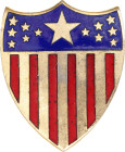 United States Badge of the Adjutant General Corps 20 - th Century vgAE 26x21mm; Enameled; Condition-I; (KW1592)