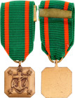 United States Miniature of the Navy and Marine Corps Achievement Medal 20 - th Century AE 16mm; With original ribbon; Condition-I; (KW1587)