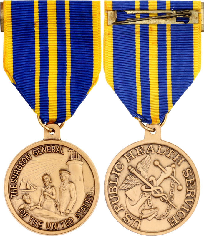 United States Surgeon General's Exemplary Service Medal 20 - th Century Bronze 3...