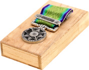 Japan Great East Asia War Medal 1979 Barac# 31, WM 44x30mm.; With original ribbon; in original box; original name: Daitoasensou; Condition-I