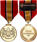 Malaysia General Service Medal 'Kerana Perkhidmatan Am" 1960 vsAE 43x35 mm.; With original ribbon; It is awarded for general service to members of the...