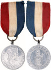 Singapore Queen Visit Medal 1953 Aluminium 32 mm.; With original ribbon; Condition-I; (KW939)