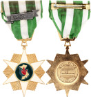 Vietnam Campaign Medal 1962 - 1973 vgAE 59x38 mm.; With original ribbon with clasp; Condition-I; (KW369)