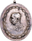 Austria Silver State Prize Medal of the Ministry of Agriculture for Horse Breeding 19 - th Century Gew# 33,96; Hauser# 2838, Silver 53x42 mm.; 31,43g....