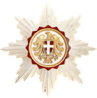 Austria Order of Capital City Vienna Breast Star 1945 - 1999 Silver 87 mm.; 93g.; Enameled; with hallmarks; in original box with pin; Condition-I