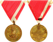 Austria - Hungary Medal 600 years of Habsburg rule of Carniola 1883 Numista N# 315885, AE 34mm; 18,5g.; With original ribbon; Condition-I; (KW1329)