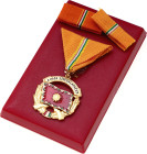 Hungary Medal for Service to the Homeland I Class 1960 -th Bronze; 36,76 mm.; Enameled; with original ribbon and ribbon bar; in original case; It was ...