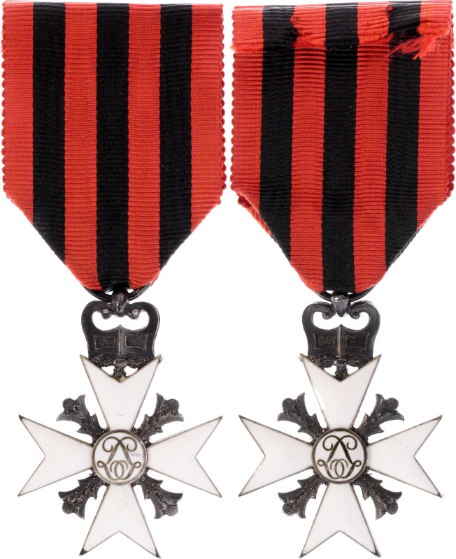 Belgium Civil Decoration Silver Cross II Class for Administrative Long Service 1...