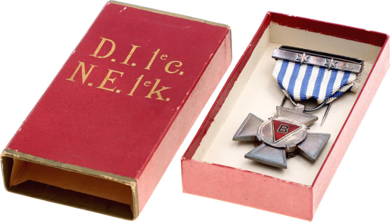 Belgium Cross of Political Prisoners 1947 Silver 37 mm.; Enameled; with original...