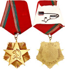 Bulgaria Republic National Order of Labour I Class 1945 - 1991 vgAE 45x40 mm.; With original ribbon; Original name: Народен Орден На Труда; Awarded to...