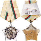 Bulgaria Republic Order of Civil Valour and Merit III Class 1966 - 1991 vsAE 41 mm.; Enameled; with original ribbon; Awarded to Bulgarian and foreign ...