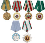 Bulgaria Lot of 6 Medals 20 - th Century vgAE; Enameled; with original ribbons; Condition-I