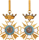 Europe Cross of the Church Society of St. Sebastian 20 - th Century vgAE 77x53mm; Enameled; Condition-I