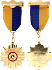 World International Lions President Award 2003 - 2004 vgAE 55x52 mm.; Enameled; with original ribbon; Condition-I