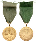 Finland Medal of Merit of the Finnish Economic Society 1917 - 1958 vgAE 35 mm.; With original ribbon; original name: Suomen talousseuran suuri hopeami...