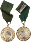 Finland Federation of Agricultural Societies Medal of Merit 1952 vgAg 34 mm.; Wiyh original ribbon; with hallmarks on edge; awarded by T.E Einio; Cond...