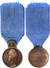 France Medal of Honour for Phyisical Education and Sports 1929 Barac# 437, Bronze 35 mm.; With original ribbon; original name: Medaille d'honneur de l...