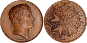 France Medal - Napoleon Legion of Honor 1967 Numista N#123400, Bronze 40,7 mm; 35 g.; With hallmark on the edge; Condition-I