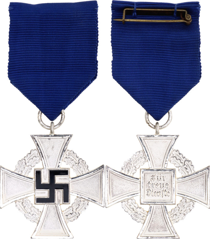 Germany - Third Reich Faithful Service II Class Silver Cross for 25 Years 1938 B...