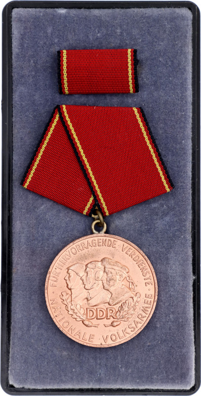 Germany - DDR Medal of Merit of the National People's Army 1950 - 1990 Bronze 39...