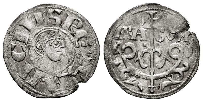 Sancho Ramírez (1063-1094). Dinero. Jaca (Huesca). (Ros-3.4.9/3). (Cru V.S-203 v...