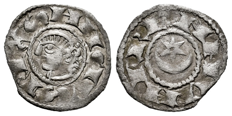 Sancho VII, the Strong (1194-1234). Dinero. Navarre. (Ros-3.9.2/5 var). Anv.: : ...