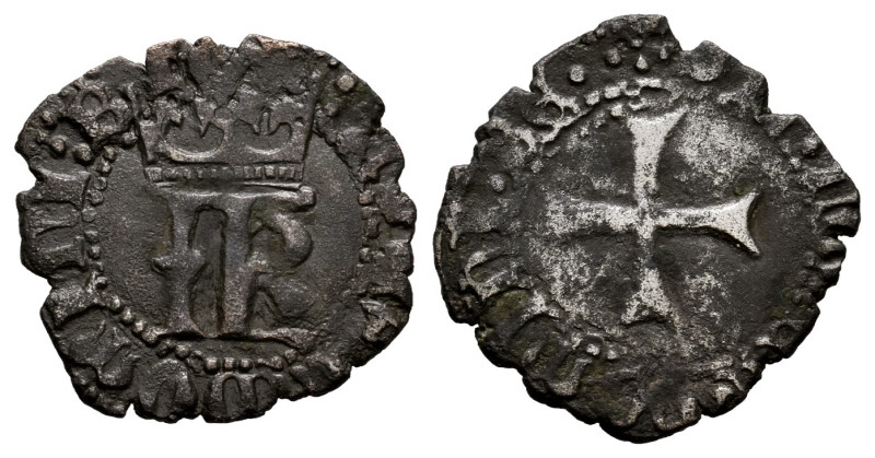 Juan and Catalina (1483-1512). Cornado. Navarre. (Ros-Unlisted). (Cru V.S-Unlist...