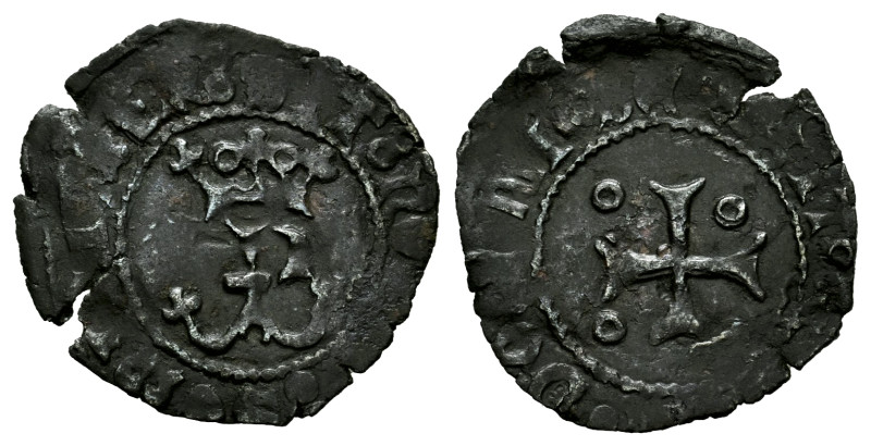 Ferdinand I of Navarre (1512-1516). Cornado. Navarre. (Ros-4.1.15/4 var.). Anv.:...