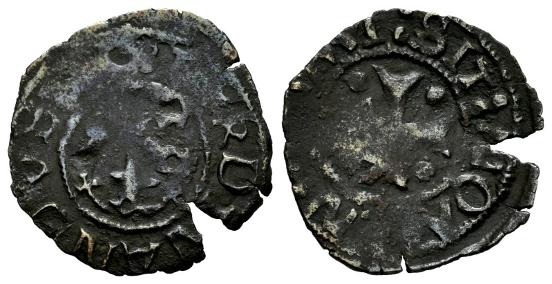 Charles I (1516-1556). Cornado. Navarre. (Ros-4.2.6/6). Anv.: : FERDINANDVS (: D...