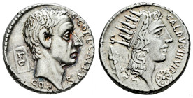 Coelius. C. Coelius Caldus. Denarius. 51 BC. Rome. (Ffc-584). (Craw-437/1b). (Cal-451). Anv.: C. COEL. CALDVS., before head of the Consul C. Coelius C...