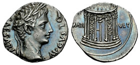 Augustus. Denarius. 18 BC. Colonia Patricia (Córdoba). (Ffc-143). (Ric-105). (Cal-766). Anv.: CAESARI AVGVSTO laureate head of Augustus right. Rev.: M...