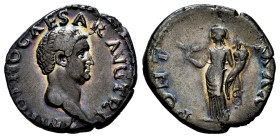 Otho. Denarius. 69 AD. Rome. (Ric-I 20). (Bmcre-9). (Rsc-11). Anv.: IMP OTHO CAESAR AVG TR P, bare head to right. Rev.: PONT MAX, Ceres standing to le...
