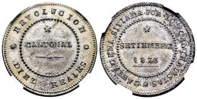 Cantonal Revolution. 10 reales. 1873. Cartagena (Murcia). (Cal-4). (Km-715). Ag. Included collector´s label. Est...1200,00. 

Spanish Description: C...