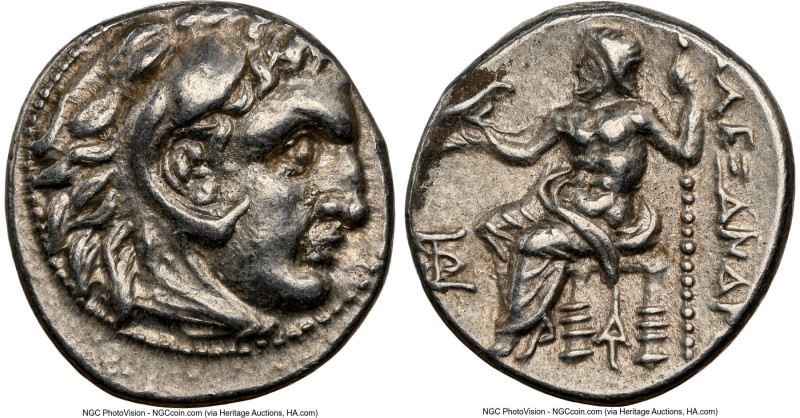 MACEDONIAN KINGDOM. Alexander III the Great (336-323 BC). AR drachm (16mm, 4.14 ...