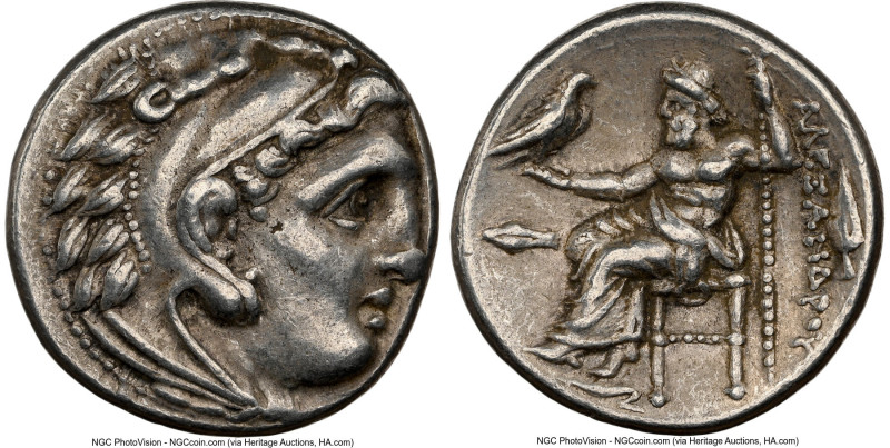 MACEDONIAN KINGDOM. Alexander III the Great (336-323 BC). AR drachm (16mm, 11h)....