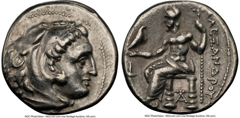 MACEDONIAN KINGDOM. Alexander III the Great (336-323 BC). AR drachm (16mm, 1h). ...