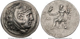 PAMPHYLIA. Aspendus. Ca. 212-181 BC. AR tetradrachm (30mm, 1h). NGC VF. Late posthumous issue in the name and types of Alexander III the Great of Mace...