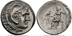 PAMPHYLIA. Aspendus. Ca. 212-181 BC. AR tetradrachm (29mm, 12h). NGC XF. Late posthumous issue in the name and types of Alexander III the Great of Mac...