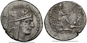 ARMENIAN KINGDOM. Tigranes II the Great (95-56 BC). AR tetradrachm (27mm, 15.32 gm, 12h). NGC Choice XF 4/5 - 2/5. Tigranocerta, ca. 80-68 BC. Diademe...