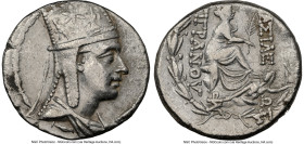 ARMENIAN KINGDOM. Tigranes II the Great (95-56 BC). AR tetradrachm (27mm, 15.76 gm, 1h). NGC Choice VF 4/5 - 3/5. Tigranocerta, ca. 80-68 BC. Diademed...