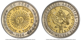 Republic bi-metallic Specimen Pattern Peso 1994 SP64 PCGS, Mexico City mint, CJ-113.1. HID09801242017 © 2024 Heritage Auctions | All Rights Reserved