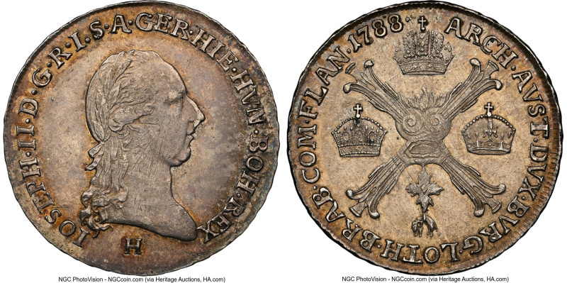 Joseph II 20 Kreuzer 1788-H AU58 NGC, KM2069. HID09801242017 © 2024 Heritage Auc...